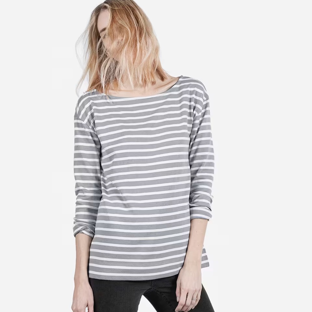 COPY - EVERLANE The Heavyweight Tee Size Large Gray